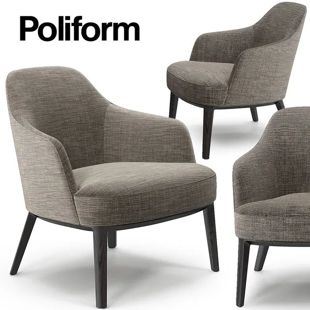 Poliform Jane armchair 3dsMax Model