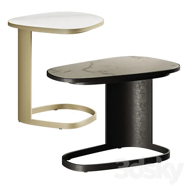 Poliform Koishi coffee table Design Jean-Marie Massaud 3DSMax File