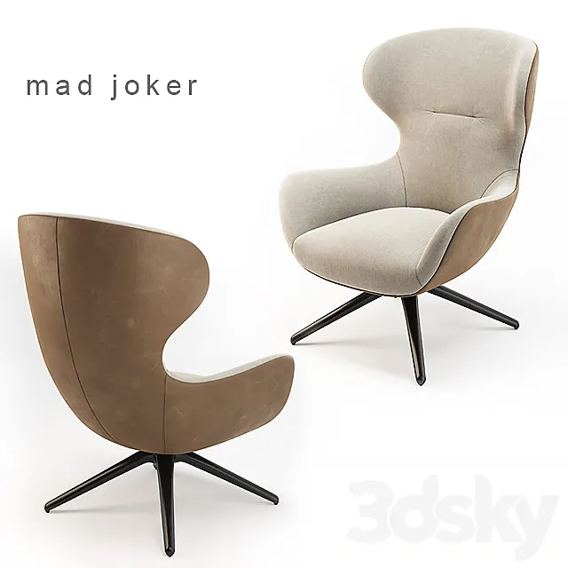 poliform mad joker 3ds Max