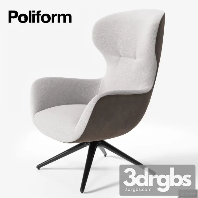 Poliform Mad Joker Armchair 3dsmax Download