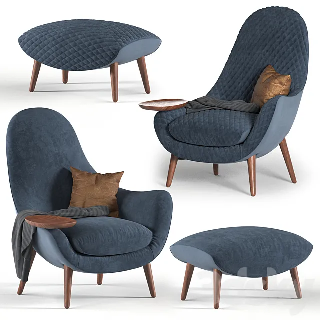 Poliform mad king 3ds Max