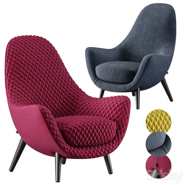 Poliform Mad King Set 3dsMax Model
