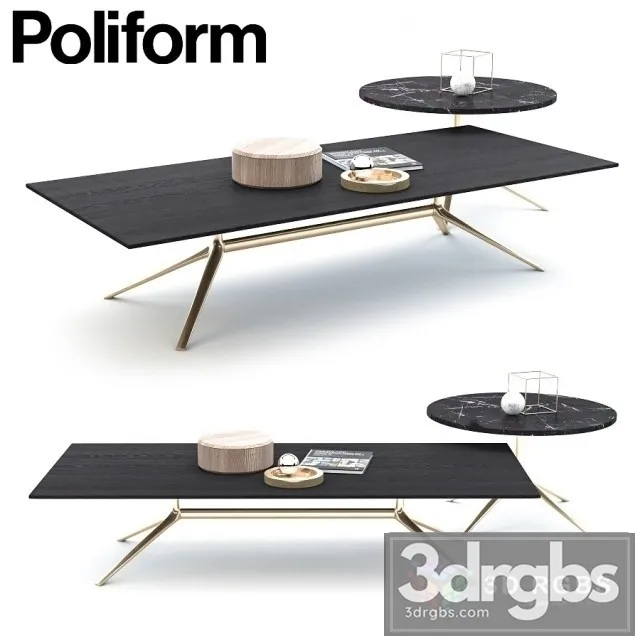 Poliform Mondrian Coffee Table 3dsmax Download