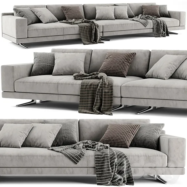 Poliform Mondrian Sofa Composition 01 3DS Max Model