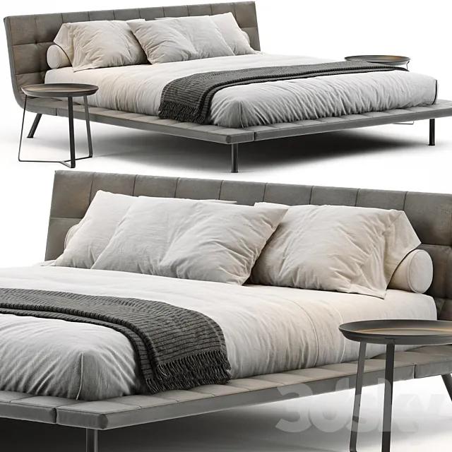 Poliform Onda Bed 3DS Max Model