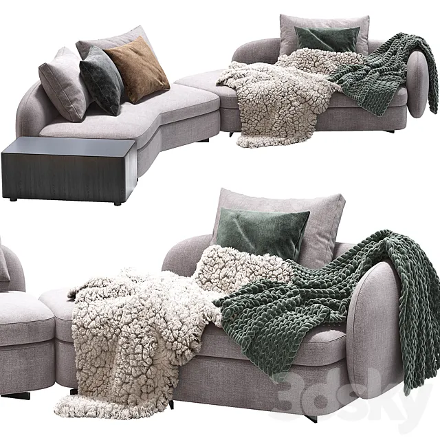 Poliform Saint Germain 3DS Max Model