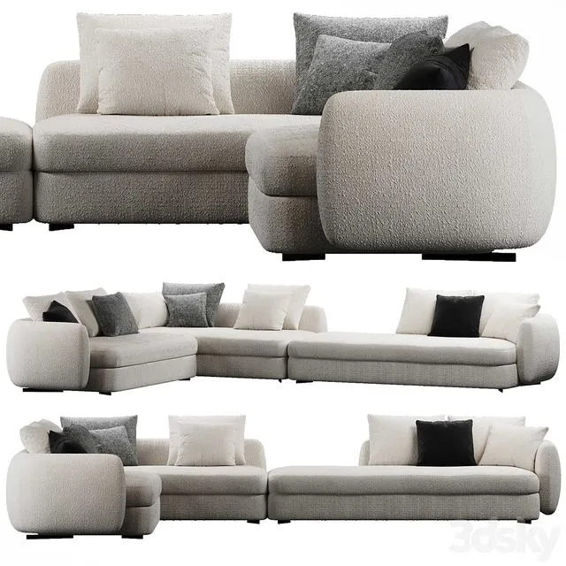 Poliform Saint Germain sofa 3dsMax Model