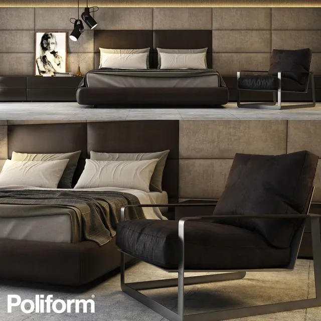 Poliform Set 06 3dsMax Model