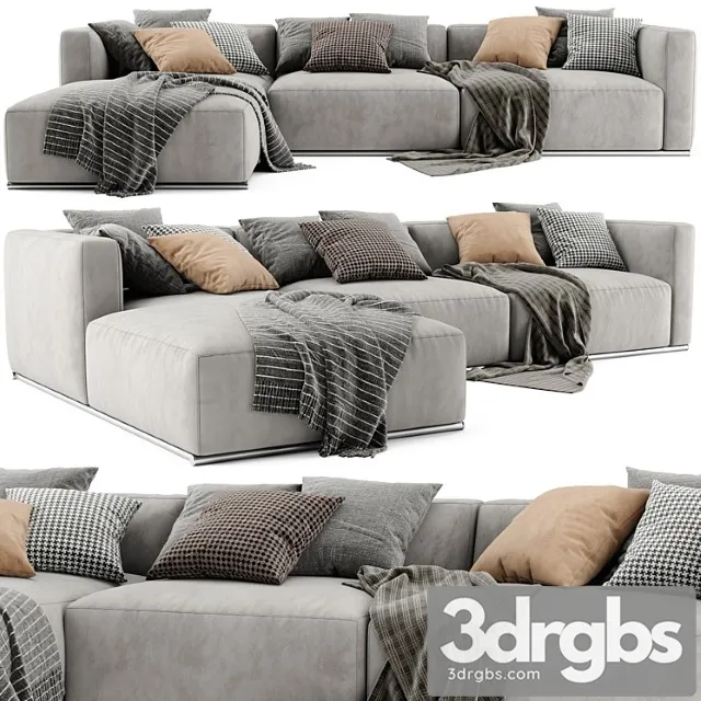 Poliform shangai chaise longue sofa 2