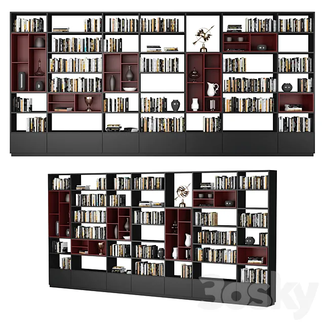 Poliform shelving 3ds Max