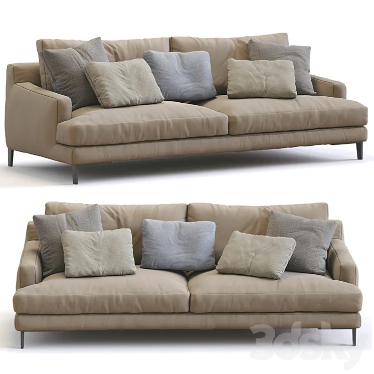 Poliform Sofa Bellport 3DS Max