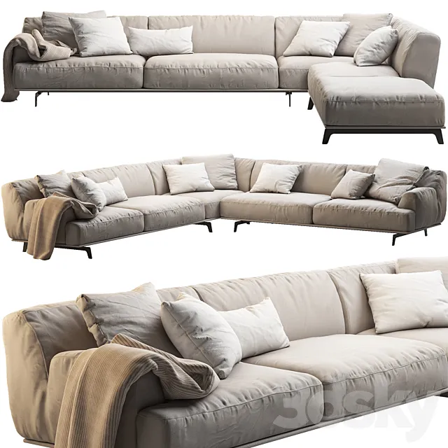 Poliform Tribeca 3 3DS Max Model