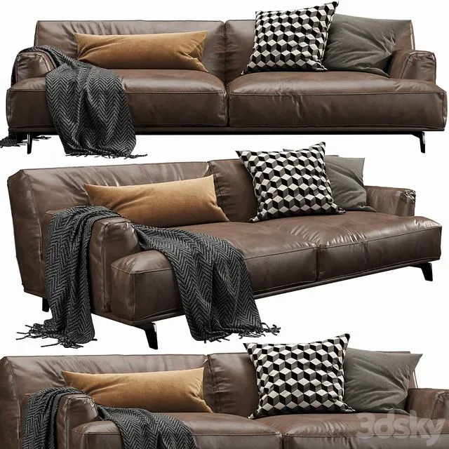 Poliform Tribeca Leather 3dsMax Model