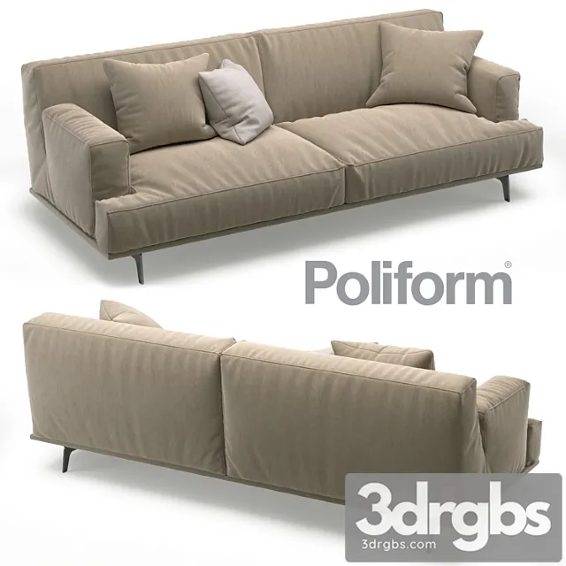 Poliform Tribeca Sofa 22 3dsmax Download