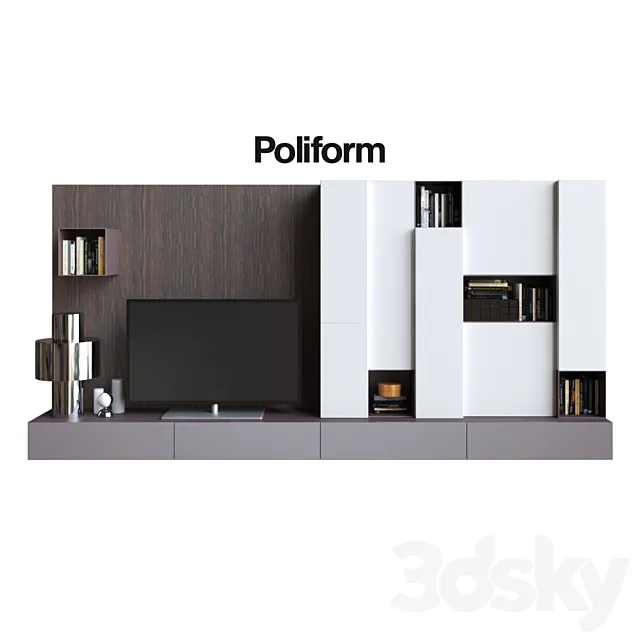 POLIFORM VARENNA SISTEMI GIORNO SINTESI 3ds Max