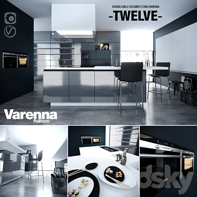Poliform Varenna Twelve 3ds Max