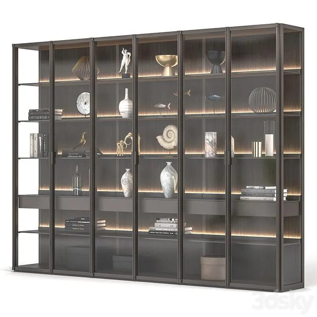 Poliform Wall System Ego Day 3dsMax Model