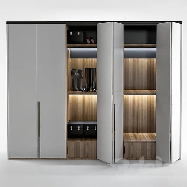 Poliform wardrobe 3DS Max Model