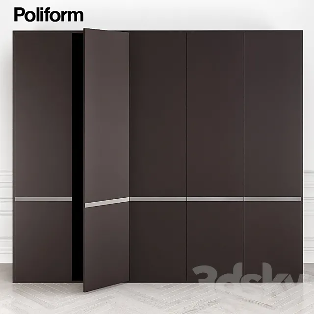 Poliform Wardrobe SBGA 3ds Max