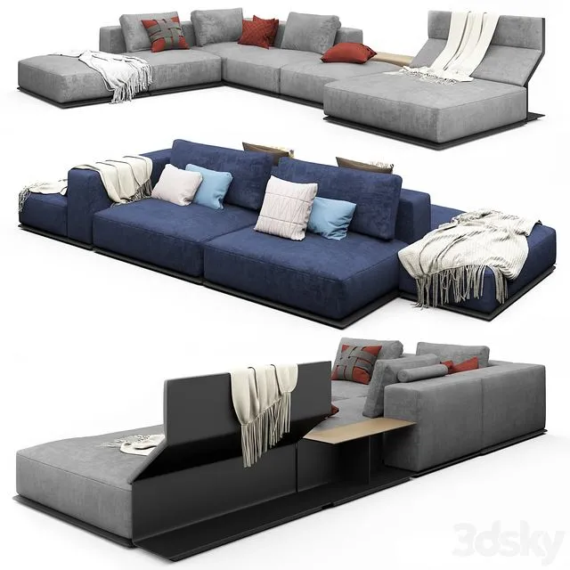 Poliform Westside Sofa 3dsMax Model