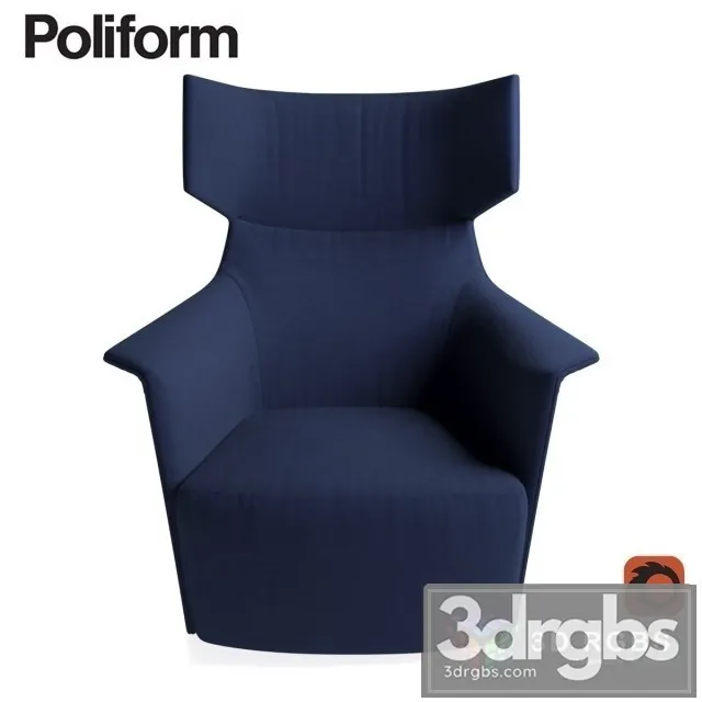 Polifrom Tribeca Armchair 3dsmax Download