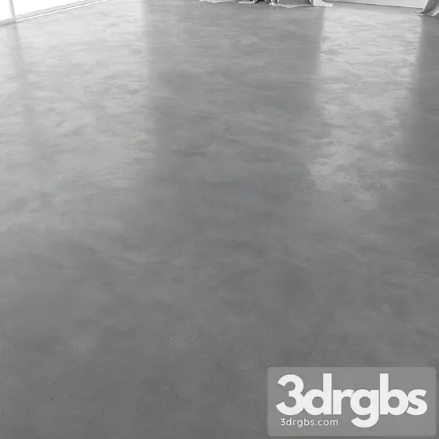 Polished concrete floor