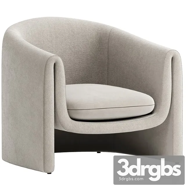 Pollman upholstered barrel chair