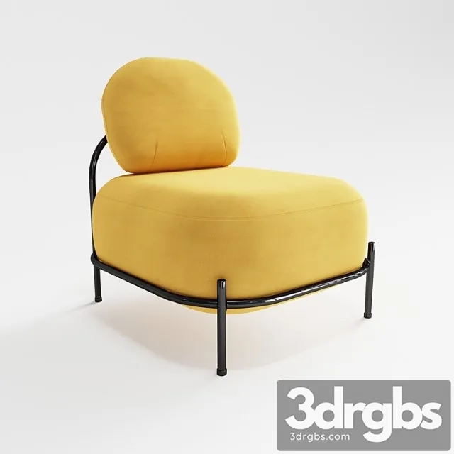Polly chair, yellow