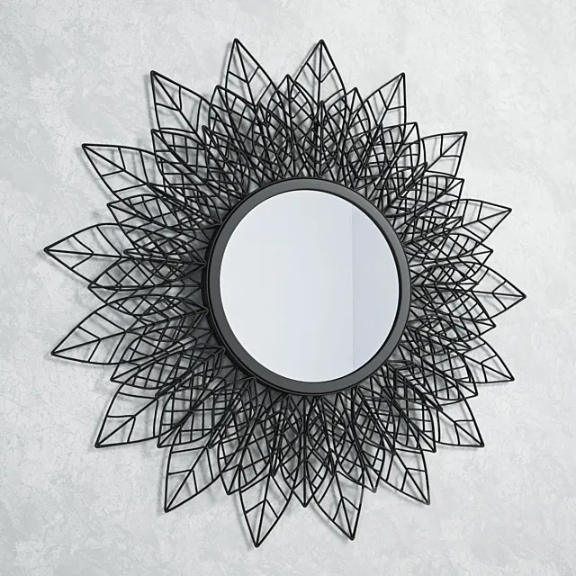 Pols Potten Sunflower Mirror 3DS Max Model