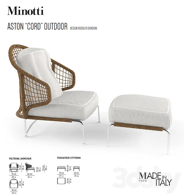 POLTRONA ARMCHAIR 3DS Max Model