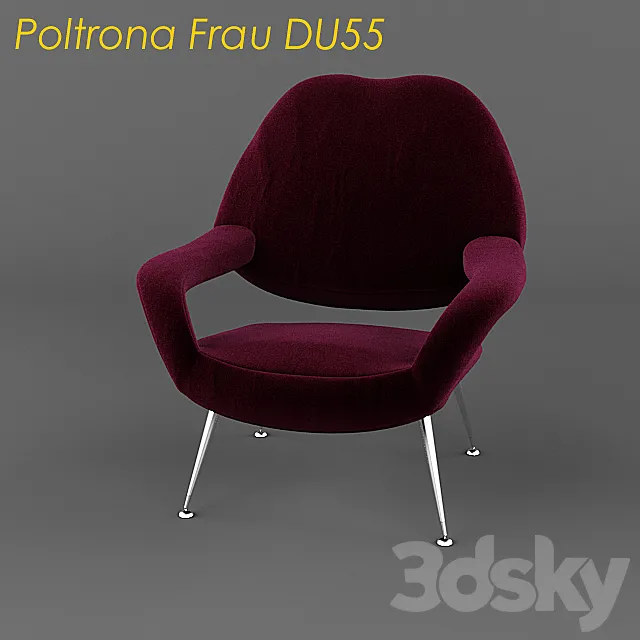 Poltrona frau DU55 3DS Max Model