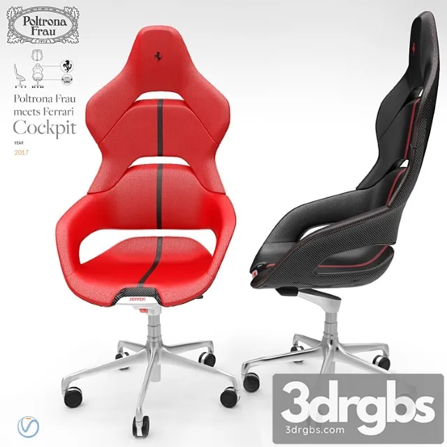 Poltrona frau ferrari cockpit chair – year 2017 2 3dsmax Download