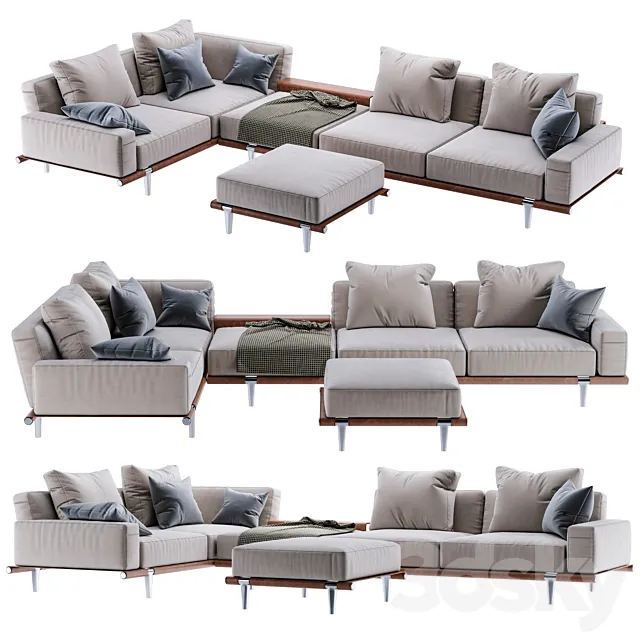 Poltrona frau let it be 3ds Max