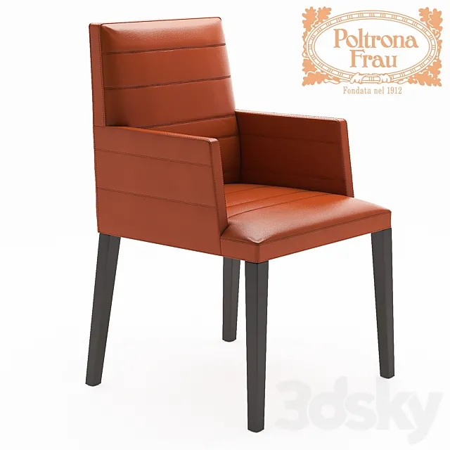 Poltrona Frau Louise Chair 3DS Max Model