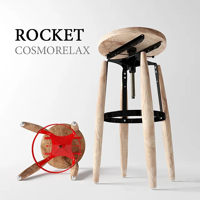 Polubarny chair Rocket 3DSMax File