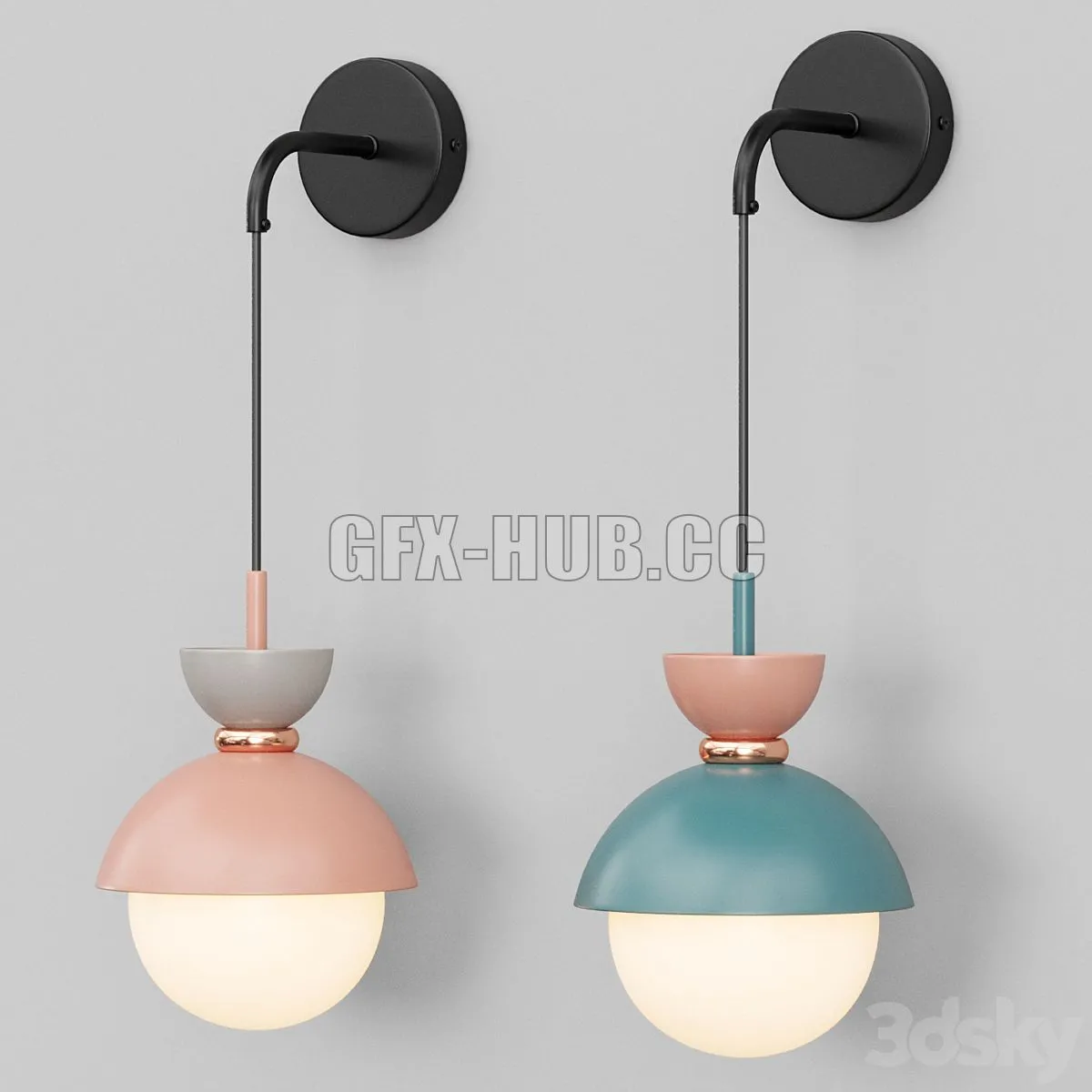 POMPON WALL Lampatron 3dsMax Model