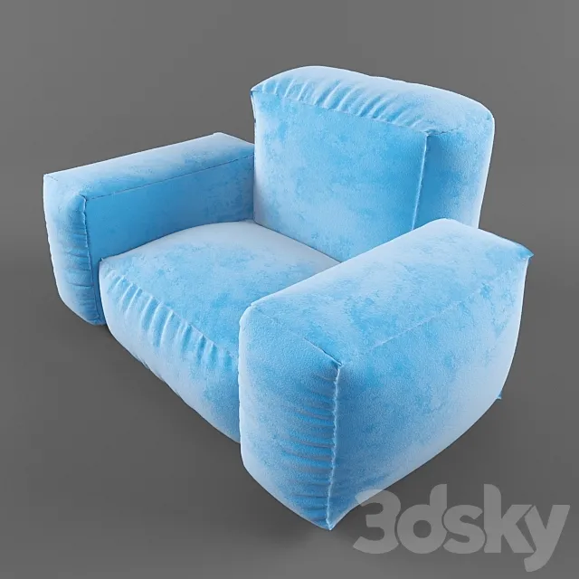 poof chair 3DS Max Model