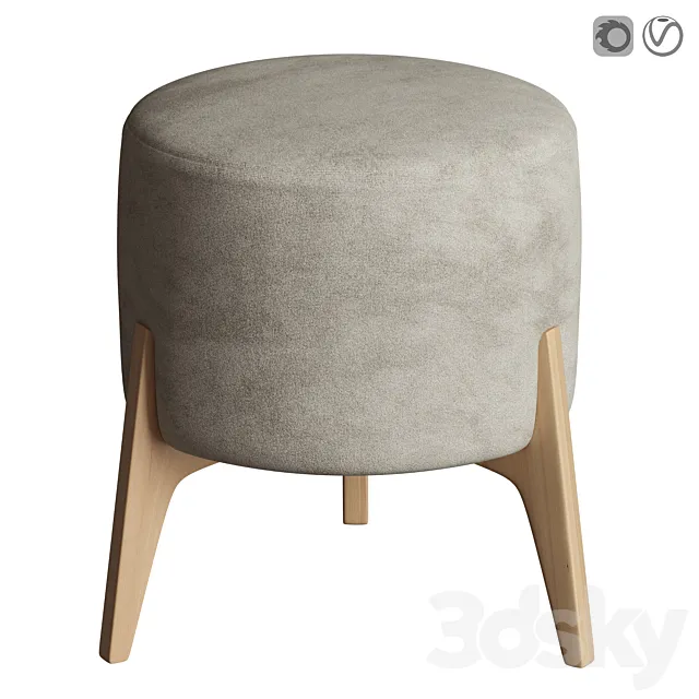 Poof Divan.ru Lido Happy 3ds Max