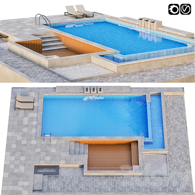 Pool 03 3ds Max