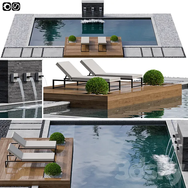 Pool 05 3DS Max Model