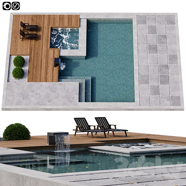 Pool 07 3DS Max Model