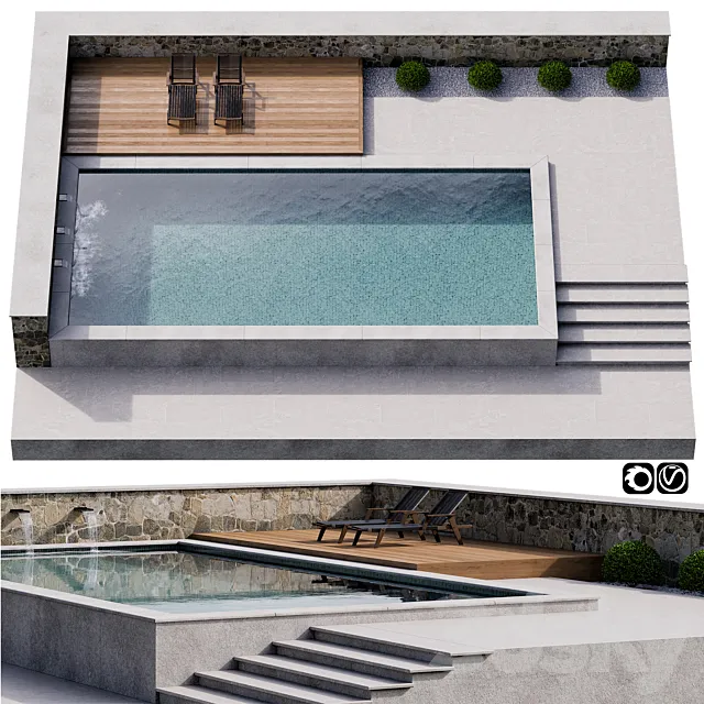 Pool 08 3DS Max Model