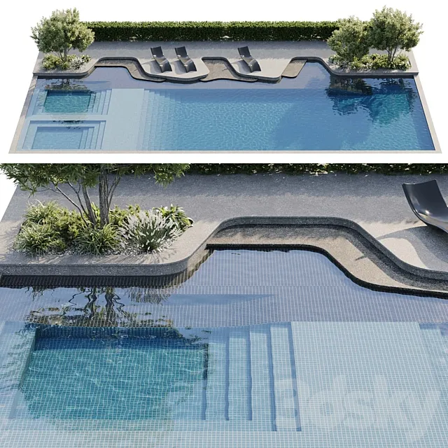 Pool 2 3DS Max Model