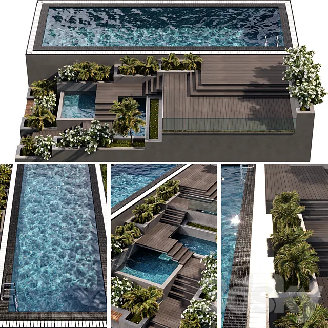 POOL NO25 3ds Max