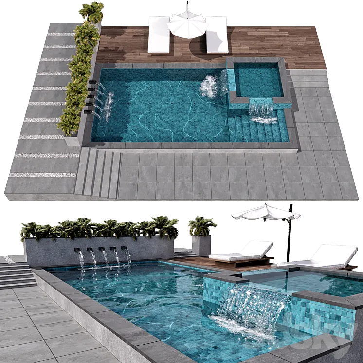 POOL NO83 3DS Max