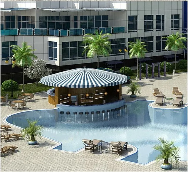 Pool pool stone liquid 3dsMax Model