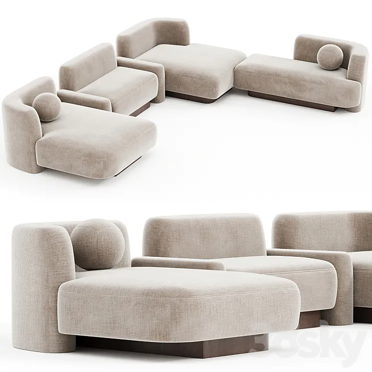 POP SOFA Delcourt Collection N3 3DS Max