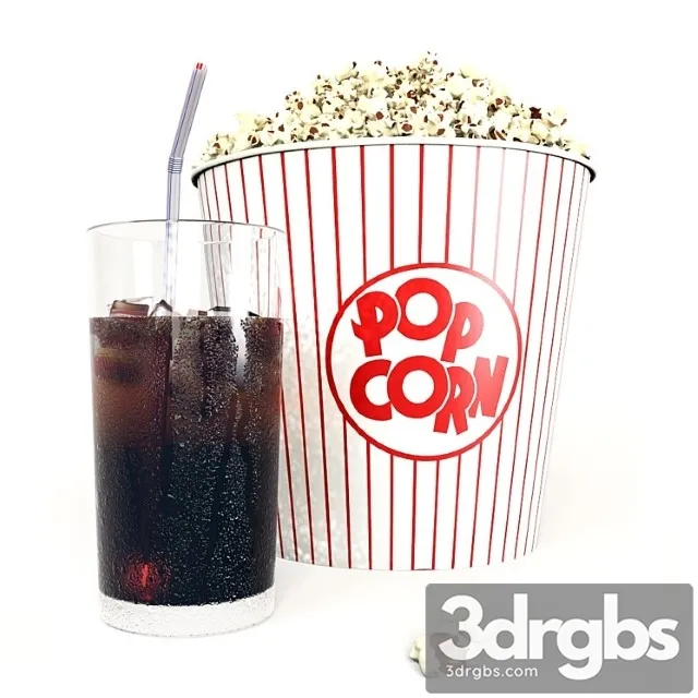 Popcorn and cola 3dsmax Download