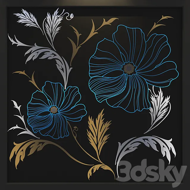 Poppies 3DS Max Model