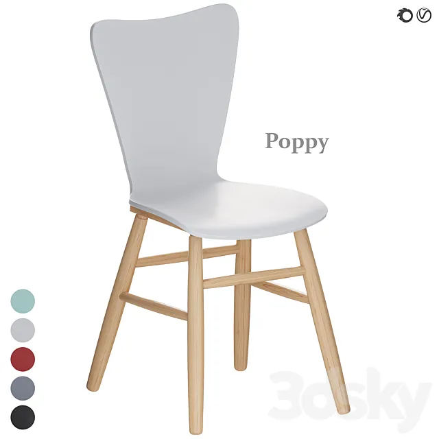 Poppy chair 3dsMax Model